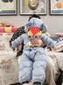 巴拉巴拉儿童轻薄羽绒服男女童冬装连体衣2025造型可爱趣味萌208425120203 实拍图
