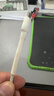环保热缩管绝缘套管数据线耳机线保护充电线修复电线热收缩加厚充断裂修复 type-c【白色】7cm长*10根 实拍图