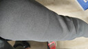 海澜之家（HLA）男士保暖裤男加绒加厚护膝贴420克10A抗菌抗静电毛裤棉裤打底裤 420克加绒加厚抗菌抗静电-深灰 2XL /180(150-170斤) 实拍图