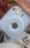 富士（FUJIFILM）立拍立得mini12 mini11/7/9升级款 相纸一次成像相机拍照生日礼物 Mini12 绣球蓝（现货） 官方标配+Ins风相框+相册+水晶壳 实拍图