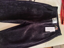 FitonTon雪尼尔阔腿裤女外穿秋冬加绒加厚裤子垂感宽松直筒裤保暖休闲裤 实拍图