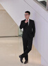 海澜之家（HLA）西服套装男春秋新轻商务经典系列西装套装 藏青01【西服+西裤】 XL 175/92A 实拍图