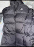 adidas 拒水防泼防风保暖鸭绒羽绒服面包服男女同款阿迪达斯官方   黑色   XL 实拍图