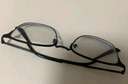 万新（WAN XIN） 近视眼镜防蓝光辐射非球面现片配眼镜框男女0-1500度配成品眼镜 金属-全框-2104SV-黑色 1.67多屏防蓝光镜片（近视特薄） 实拍图