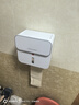 佳帮手卫生间纸巾盒 免打孔厕纸盒壁挂厕所纸巾架浴室置物用品抽纸盒 实拍图