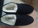 布舍元老北京布鞋棉鞋高帮羊毛保暖男中老年防滑爸爸鞋74X-0214黑色39 实拍图