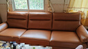 源氏木语意式极简真皮客厅沙发现代简约轻奢头层牛皮质沙发2.78米 实拍图