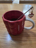 星巴克（Starbucks）红色格纹款马克杯(配搅拌棒)490ml陶瓷杯水杯咖啡杯生日礼物 实拍图