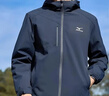 美津浓（MIZUNO）户外夹克男连帽梭织透气情侣锋衣加绒加厚加棉外套男上衣 实拍图