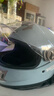 野马（YEMA）3C认证828S摩托车头盔男全盔冬季双镜片机车安全帽 四季通用 均码 松鼠灰+防雾贴片 实拍图