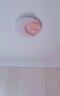雷士（NVC）LED卧室吸顶灯圆形护眼儿童房灯具智能遥控奶油风儿童房 48W 粉色云朵全光谱 米家IP40 实拍图