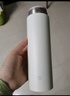 米家 保温杯 316不锈钢水杯 男女士杯子 大容量茶杯便携 350ml白色 实拍图