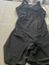 洲克（ZOKE）ZOKE泳衣女款专业训练连体五分游泳衣123501427-2黑色 2XL 实拍图