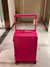 DTA宽拉杆行李箱女大容量新款拉杆箱登机箱密码旅行箱男芭比粉20英寸 实拍图