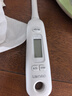 得力(deli)直插探针式温度计 厨房食品温度计油温计婴儿奶温计水温计电子温度计 白色8897 实拍图