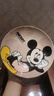 迪士尼8英寸深盘子可爱卡通陶瓷釉下彩耐高温盛儿童少女好看菜盘 乐悠8寸盘-米奇 无规格 实拍图
