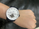 海鸥（SEAGULL）手表男自动机械表 日历周历月历镂空飞轮男士手表生日礼物男表 白 实拍图