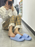 HIPANDA卡通可爱EVA女士家居拖鞋防滑软底室内浴室家用凉拖 蓝色 38-39 实拍图