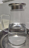 乐唯诗冷水壶大水杯大容量凉水壶家用玻璃水壶耐高温凉水杯水壶套装 乐韵高硼冷水壶【透明色】1.6L*1 实拍图