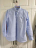 罗蒙（ROMON）纯棉牛津纺长袖衬衫男春秋中青年时尚职业工装衬衣1085蓝色41 实拍图