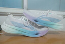 李宁追风pro丨碳板跑步鞋男女鞋缓震轻弹透气体测竞速专业运动鞋 标准白/亮空蓝-9 棉花糖 43 实拍图