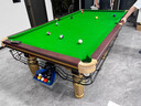 猎钢狼【包邮包安装】斯诺克英式比赛国际专用标准钢库台球桌家用商用 12尺 【钢库】8腿3.85*2.05鼎配 实拍图
