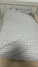 洁丽雅（Grace）7A抗菌纯棉被套100%全棉学生单人被罩四季通用 蓝调150*200cm 实拍图