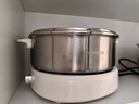 九阳（Joyoung）0涂层秒涮电火锅火锅专用锅电锅家用4-8人不粘分体式可拆洗多功能电蒸锅不锈钢电煮锅6L火锅锅GN64 实拍图