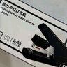 得力（deli）【超级爆款】40页平钉省力订书机/订书器 防卡钉弹出式钉道 适配24/6钉 黑色0370S 实拍图