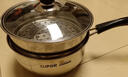 苏泊尔（SUPOR）家用304不锈钢奶锅健康无涂层泡面煮奶婴儿辅食锅燃气电磁炉通用 (2-3人使用) +蒸格 18cm 1.7L 实拍图