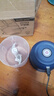 绞肉机小型打蒜器厨房家用绞蒜切蒜器多功能辅食料理机无线电动蒜泥神器 深蓝色 0.26L 2叶钢刀（升级大电机） 实拍图
