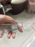 派丽蒙（PARIM）近视钛架眼镜女超轻椭圆形金丝近视框可配防蓝光ins风高级感镜架 83607S-K2-玫瑰金 实拍图