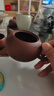 京东京造 宜兴紫砂壶手工【原矿紫泥】煮茶泡茶壶茶具 西施壶210ml礼盒装 实拍图