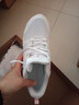安踏漫步运动鞋女鞋女士春季款皮网拼接透气轻便软底跑步鞋子女 (网面)白粉/蟹壳-1 40 实拍图