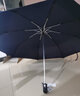 天堂伞全自动雨伞男女加大号加固防风商务伞三折自开收晴雨两用广告伞 藏青色(十骨自动)直手柄 实拍图