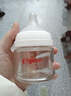 贝亲【新生儿第一个奶瓶】玻璃奶瓶宽口径奶瓶80ml SS号奶嘴 0月+ 实拍图