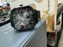 冠琴（GUANQIN）手表男全自动机械表国潮方形时尚男表运动防水夜光镂空腕表送男友 全自动机械款-网带全黑 实拍图