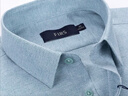 杉杉长袖衬衫男格子休闲衬衣中年商务正装免烫 TCT4299(长袖款) 41  实拍图