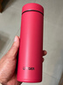 虎牌（TIGER）梦重力轻量便携不锈钢保温保冷水杯MMP-B30C-RP浆果红300ml 实拍图