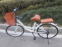 自行车成年人通勤轻便代步休闲学生复古单车上班骑亲子男女士 顶配/单速-白【双层铝轮】 24寸【145-165cm】 实拍图
