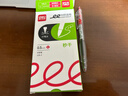 得力（deli）速干按动中性笔 0.5mm双球珠ST笔头学生中性笔刷题笔 双核芯红色12支/盒S08-E 实拍图