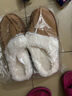 棉拖男棉拖女居家棉拖鞋加绒棉拖鞋男保暖鞋月子鞋女包头拖女 卡其色 40-41 偏小一码 实拍图