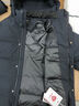 坦博尔羽绒服男新款宽松加大休闲保暖加厚可脱卸帽冬商务外套TAF510505D 黑色升级 M (170) 实拍图