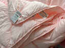 LOVO罗莱家纺 撞色青春蓄暖德绒抗菌春秋被子200*230cm粉色 实拍图