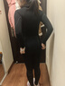 悠途（UTO）速干衣女跑步户外运动登山滑雪服保暖内衣套装 黑灰色 S 实拍图
