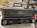 美的（Midea）火锅专用锅超速沸电火锅鸳鸯锅分体式多功能锅电煮锅0氟钛陶8L电热锅多用途锅HGS3528S1 实拍图