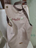 光多拉防水围裙厨房防油污家用做饭无袖工作服男士女士通用家务清洁粉色 实拍图