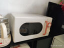 美的小滋味系列微波炉变频家用小型奶油风百搭复古转盘式一级能效低频轻音20L预制菜加热（M2H1） 实拍图