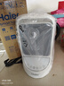 海尔（Haier）取暖器家用暖风机电热台式桌面电暖器省电小型烤火炉浴室婴儿热风机办公室暖脚神器卧室电暖风速热 【无光轻音+恒温省电】定时遥控款HNS1507 实拍图