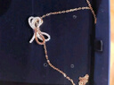 施华洛世奇（SWAROVSKI）【生日礼物】Lifelong Bow项链女蝴蝶结吊坠送女友轻奢女 白色 5440636 实拍图
